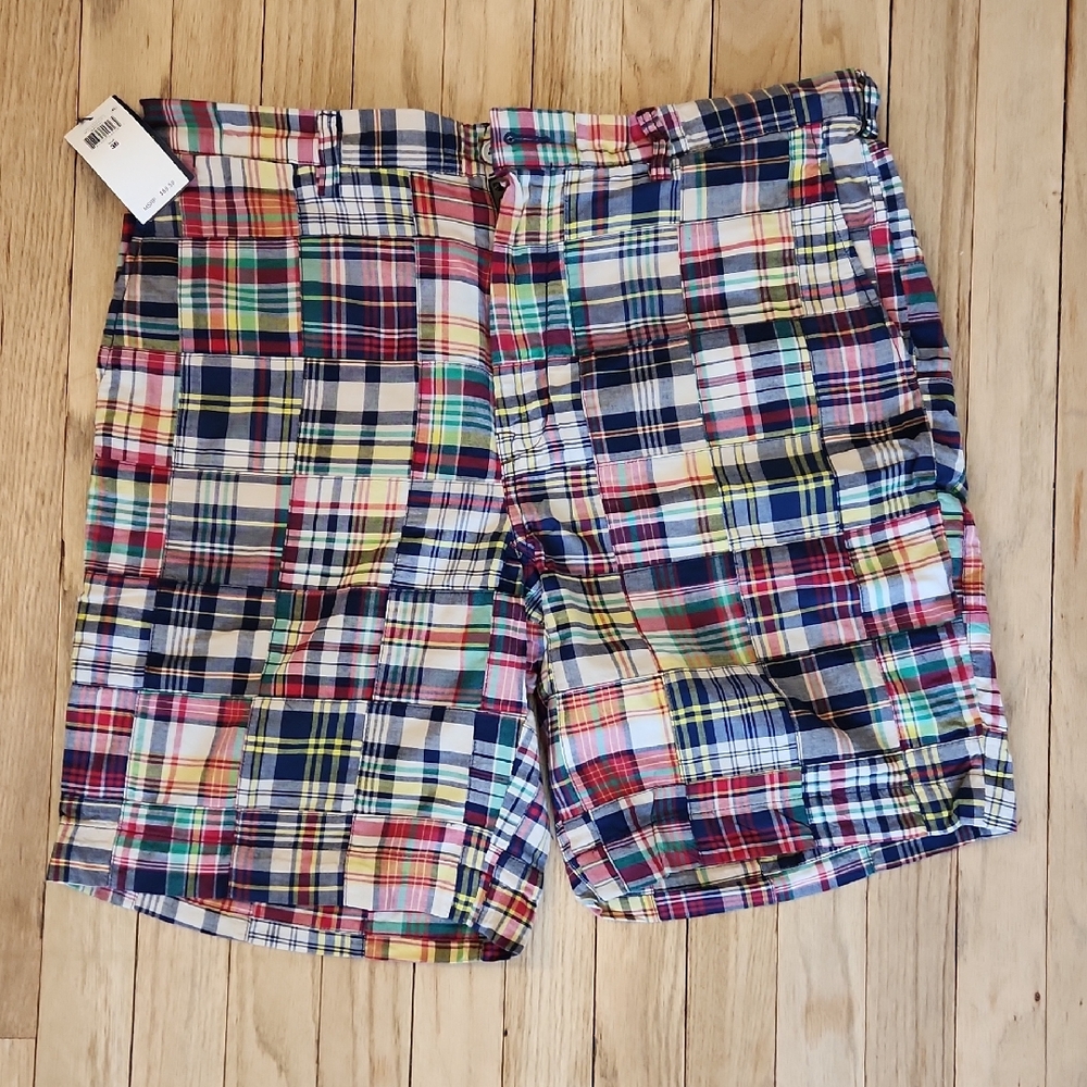 Polo Madras Plaid Shorts